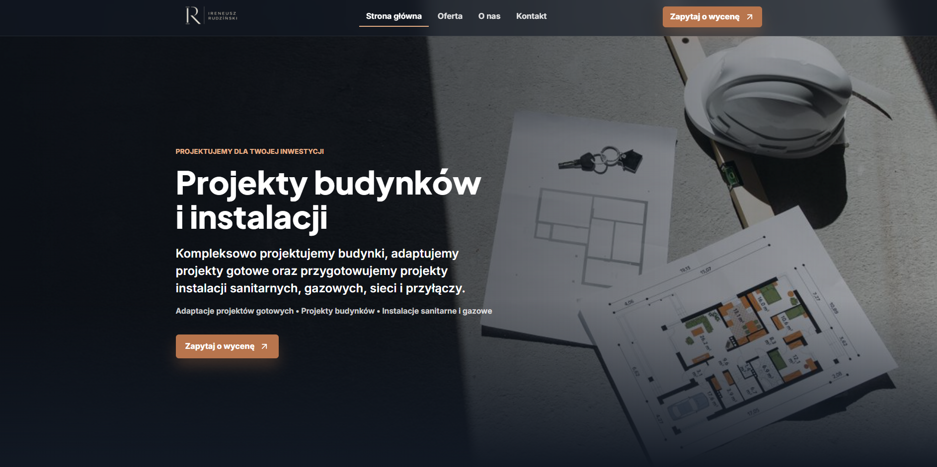 Screenshot realizacji Projekty Leżajsk